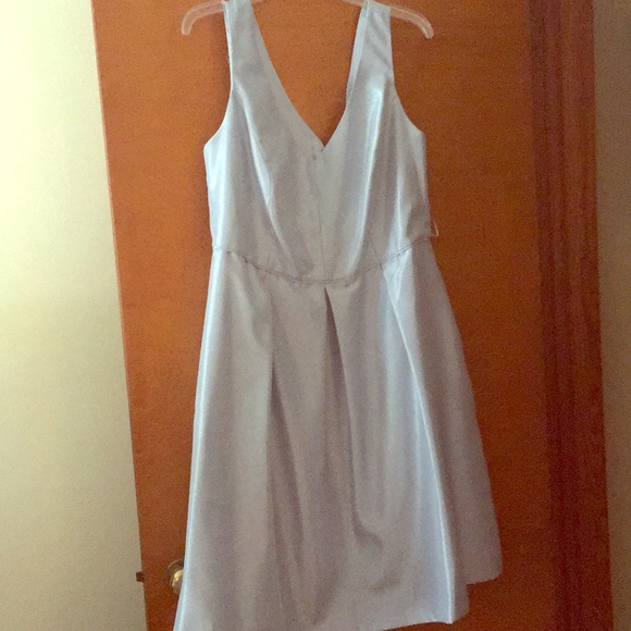 Ice blue dress, with pockets - Picture 1 of 3